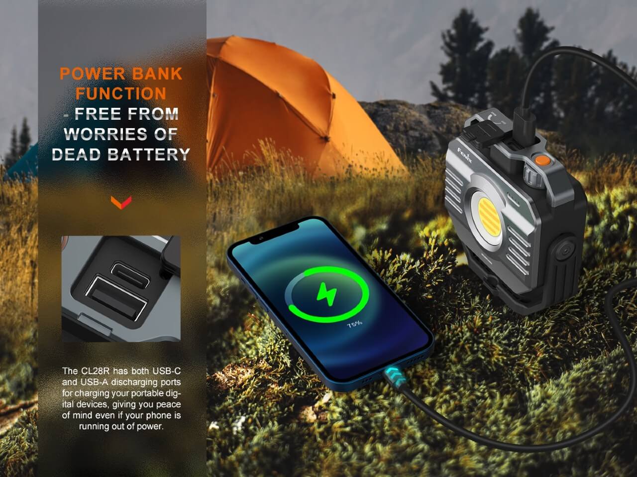 Fenix CL28R Multifunctional Outdoor LED Lantern - Image 8