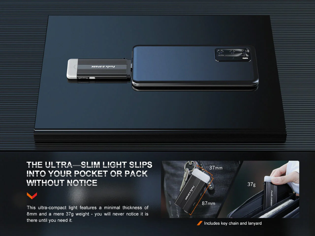 Fenix E-SPARK Ultra-Thin Powerbank LED Flashlight - Image 5