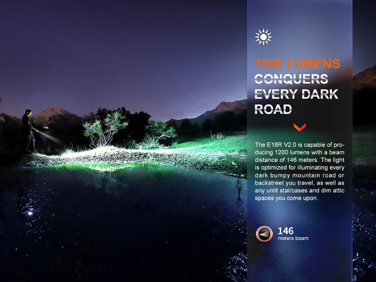 Fenix E18R V2 Rechargeable LED Flashlight - Image 12