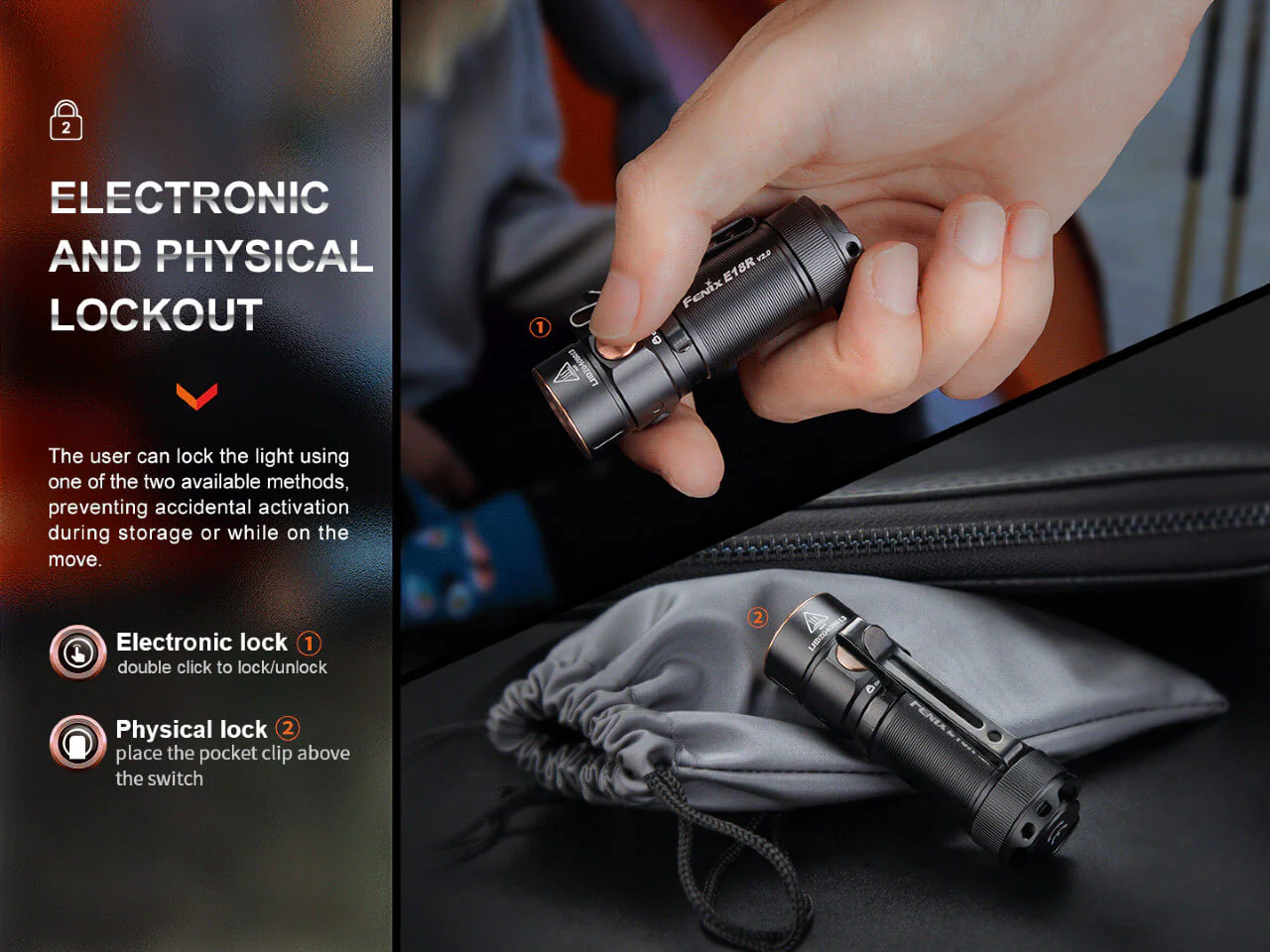 Fenix E18R V2 Rechargeable LED Flashlight - Image 2