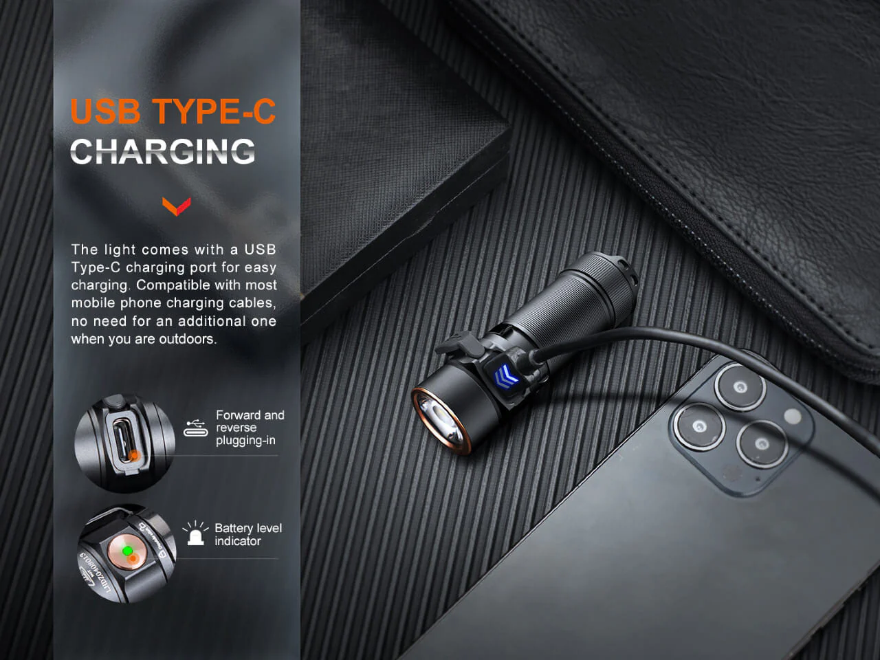 Fenix E18R V2 Rechargeable LED Flashlight - Image 5