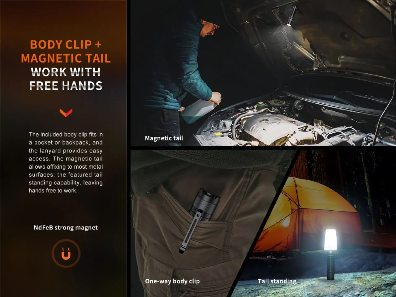 Fenix E35R High-Performance Rechargeable LED Flashlight - Image 9