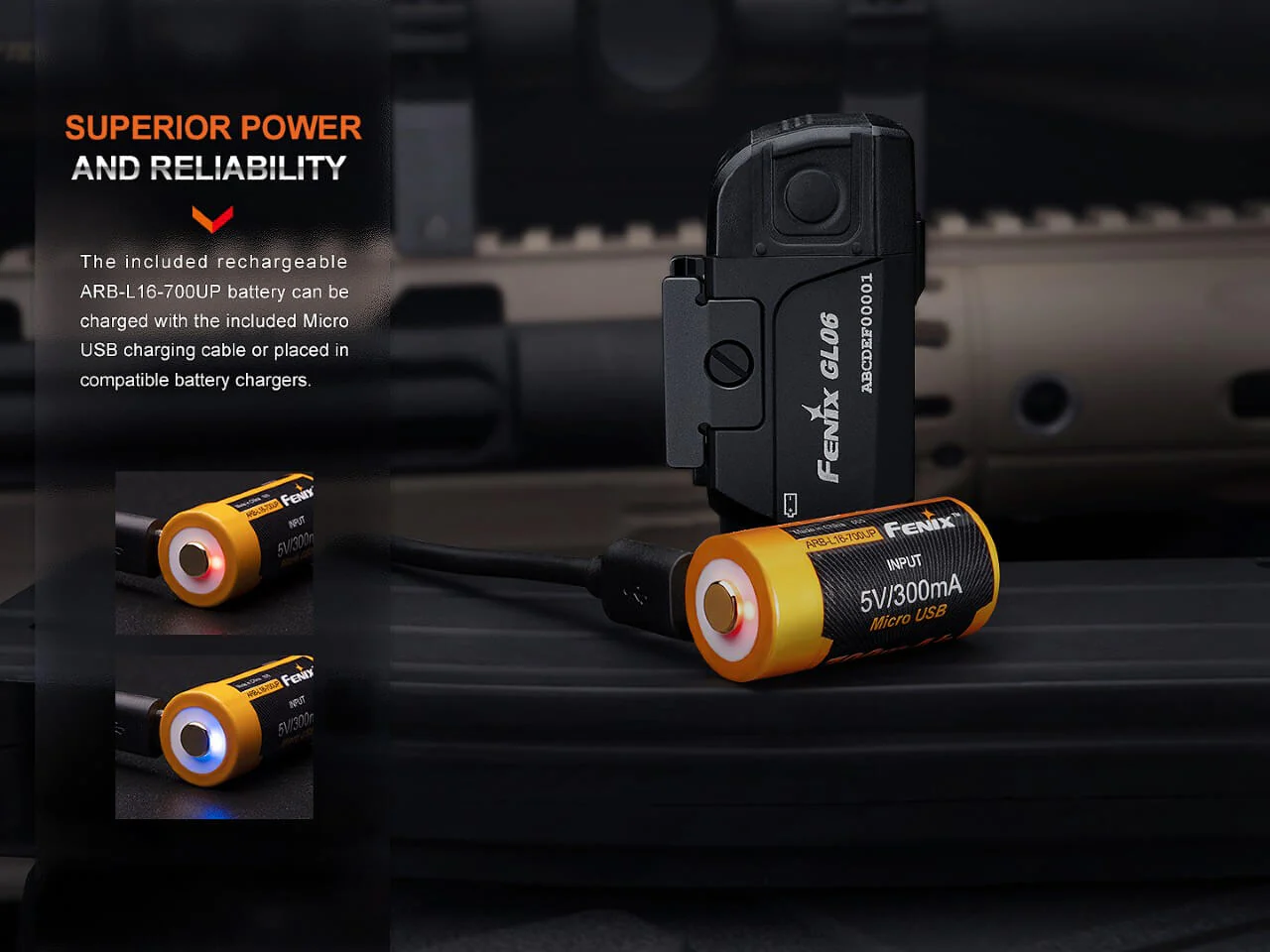 Fenix GL06 Pocket Pistol Tactical LED Light - 600 Lumens - Image 11