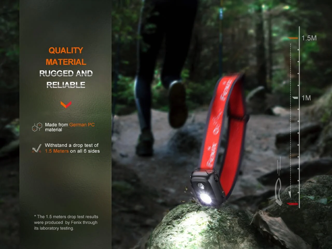 Fenix HL16 Lightweight Outdoor Hiking LED Headlamp - Image 6