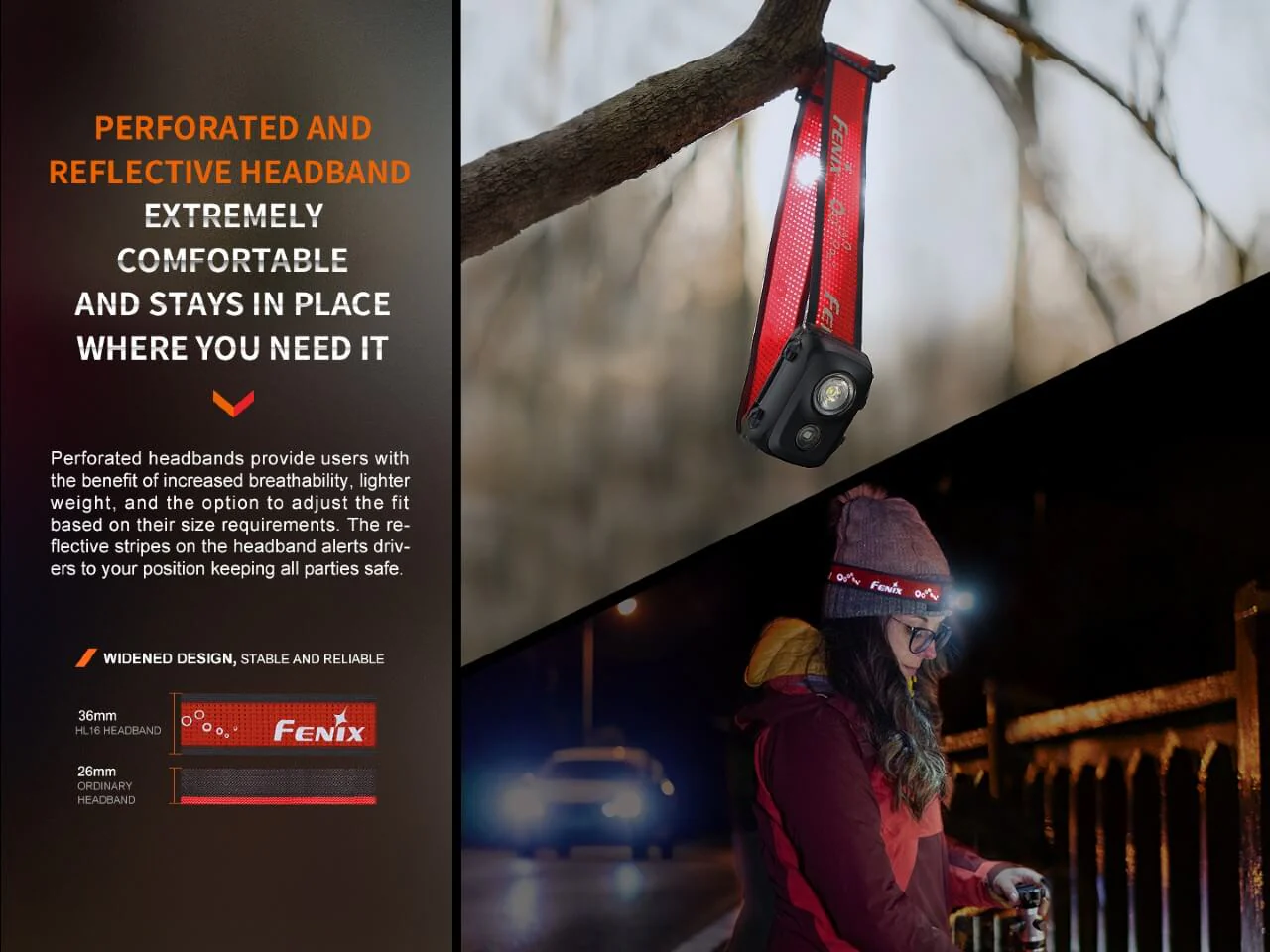 Fenix HL16 Lightweight Outdoor Hiking LED Headlamp - Image 7