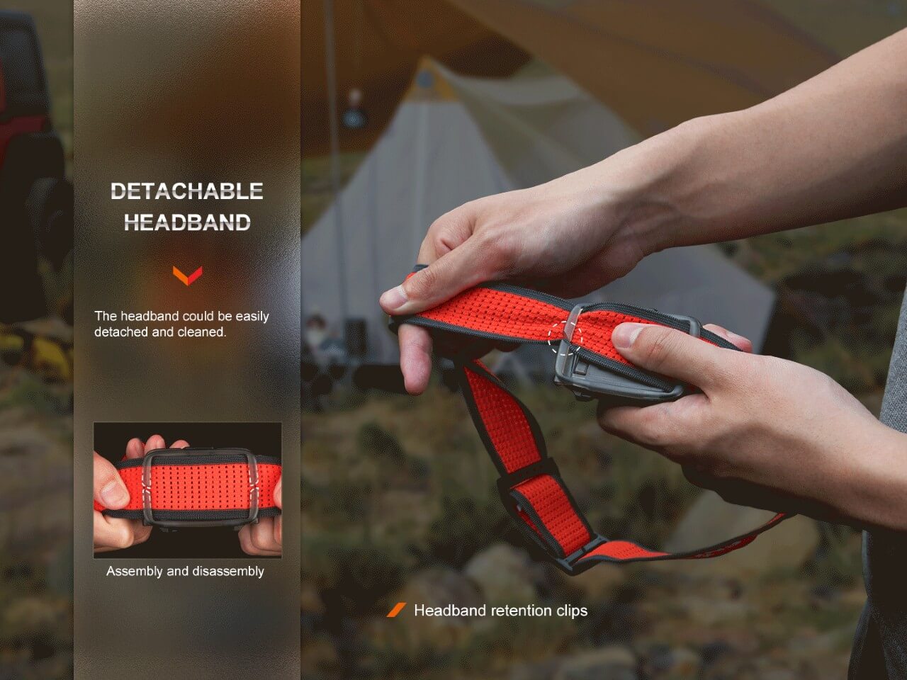 Fenix HL16 Lightweight Outdoor Hiking LED Headlamp - Image 8
