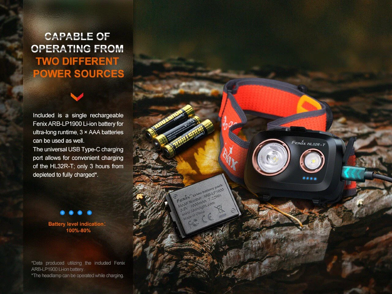 Fenix HL32R-T Trail Running LED Headlamp - 800 Lumens - Image 4