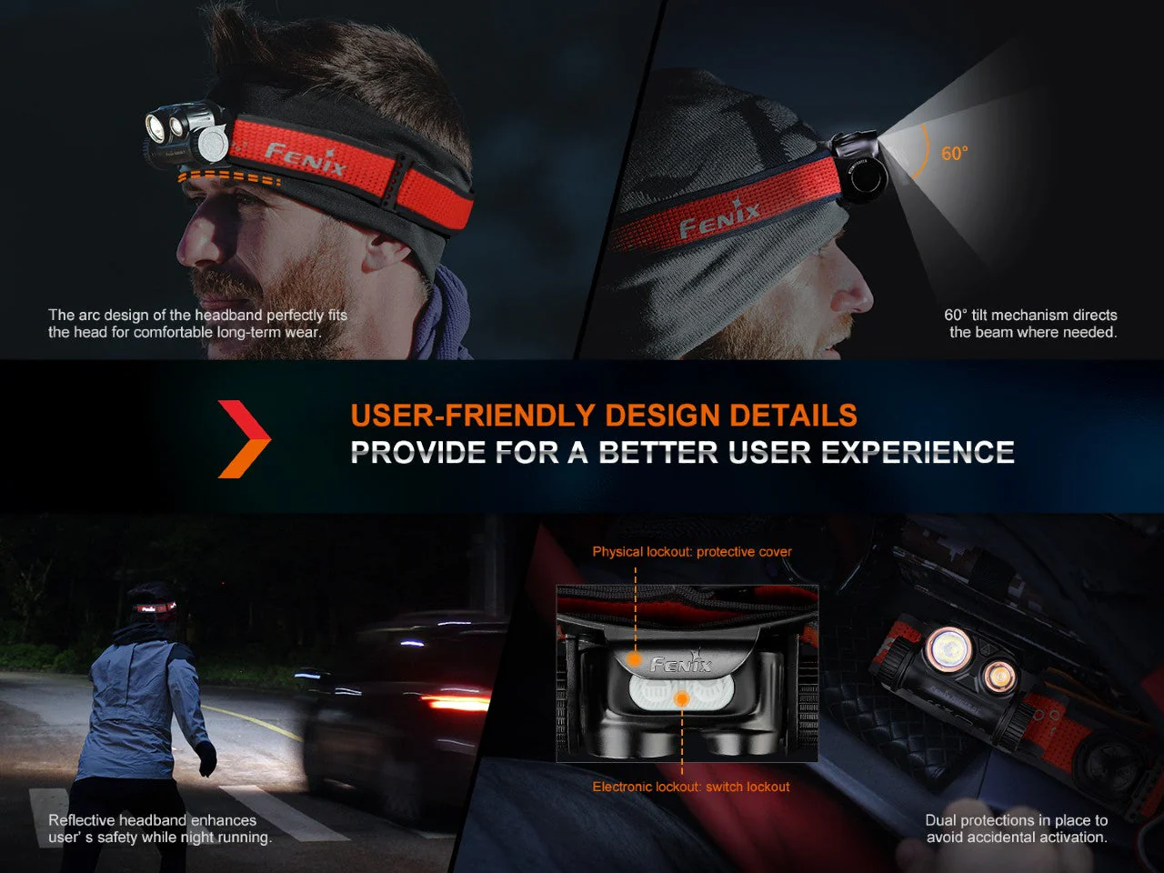 Fenix HM65R-DT Trail Running LED Headlamp - Image 4