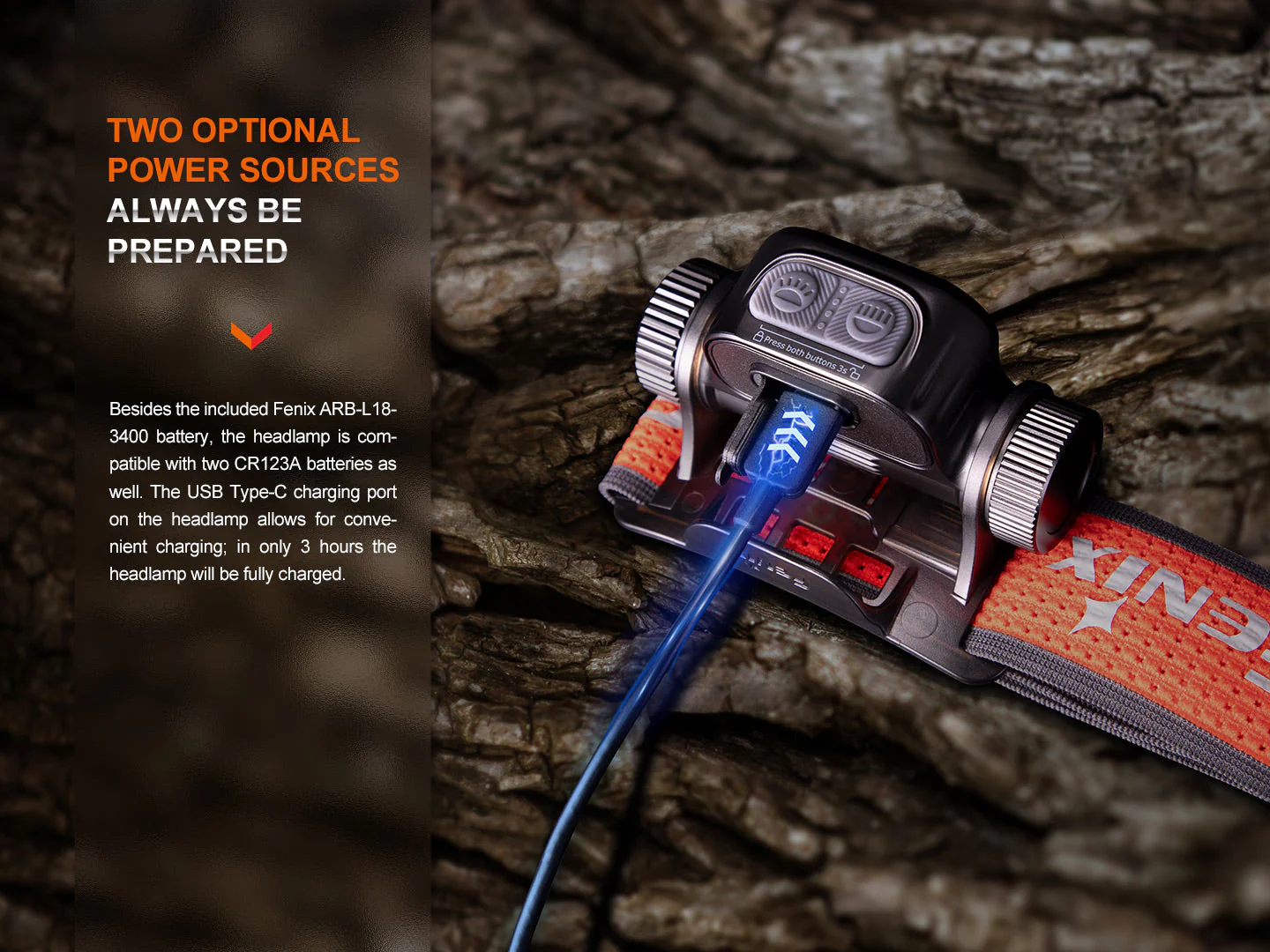 Fenix HM65R-T V2 Rechargeable Lightweight Trail Running Headlamp - Image 3