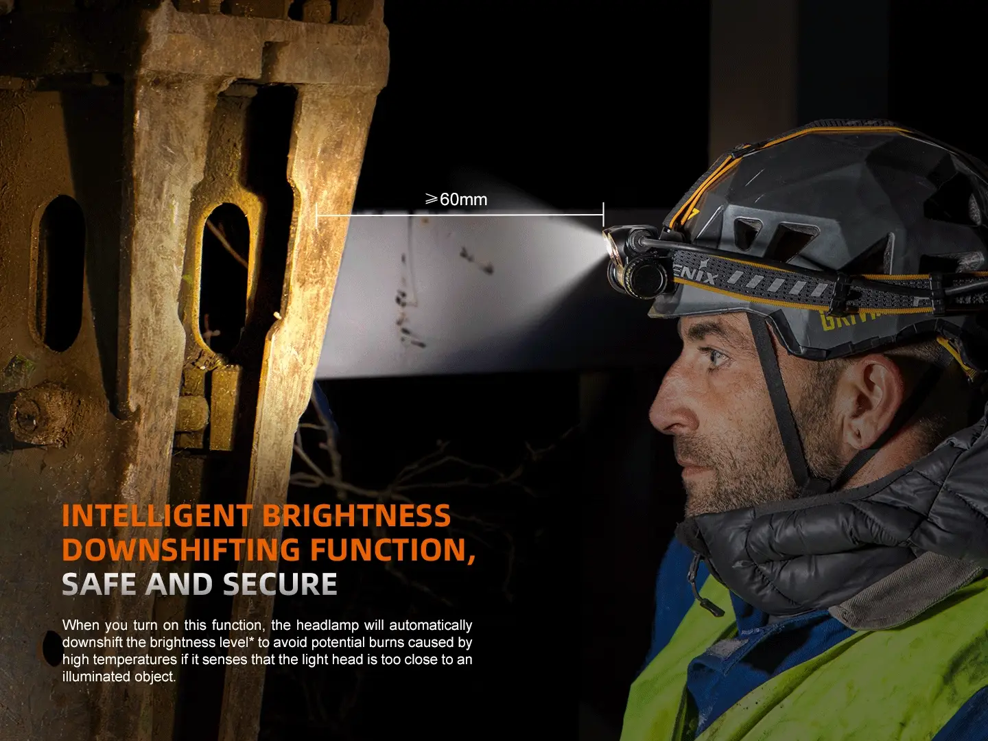 Fenix HM75R Rechargeable Industrial Headlamp - 1600 Lumens - Image 13