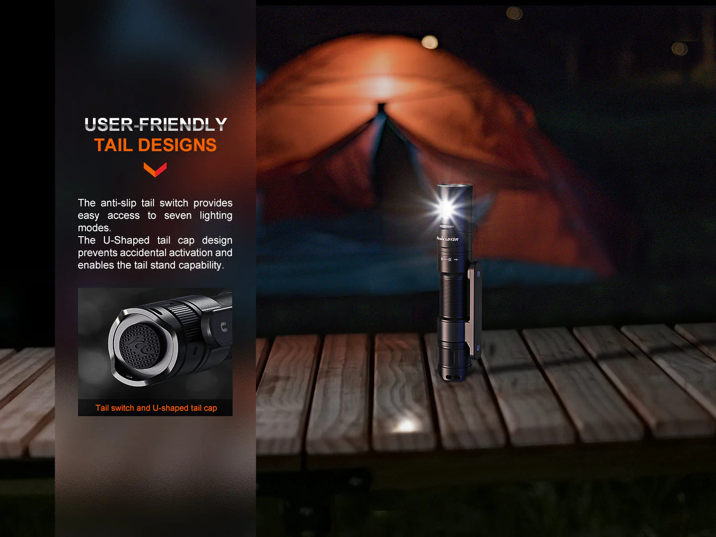 Fenix LD12R Dual Light Flashlight - 600 Lumens - Image 10