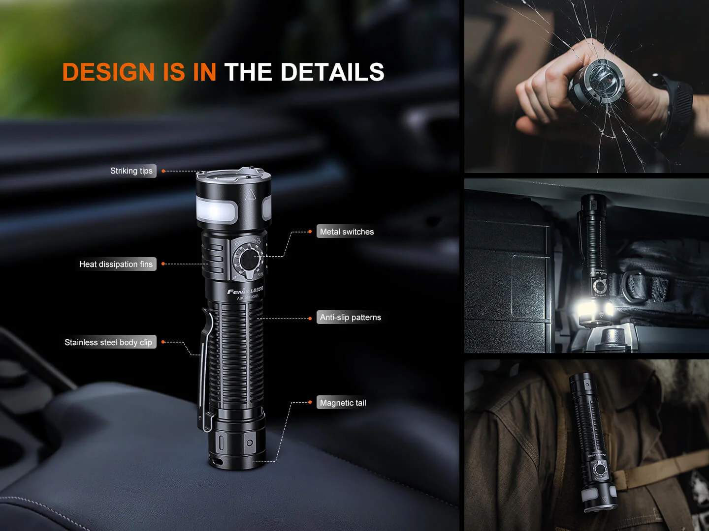 Fenix LD35R High Performance Multimode Tactical Flashlight - Image 11