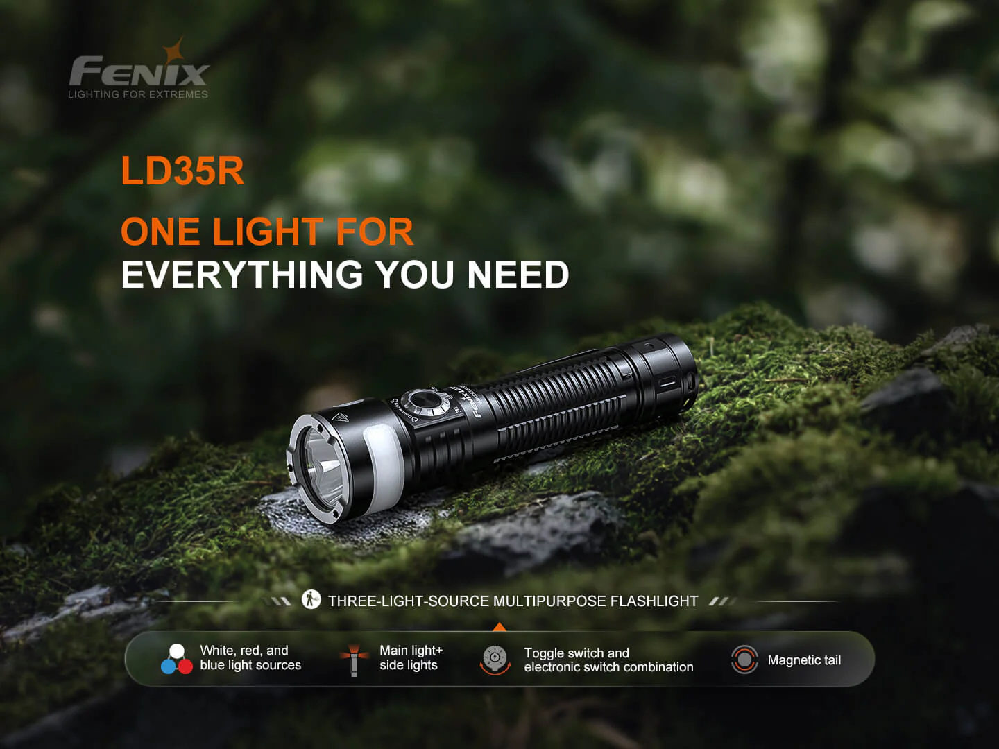 Fenix LD35R High Performance Multimode Tactical Flashlight - Image 3
