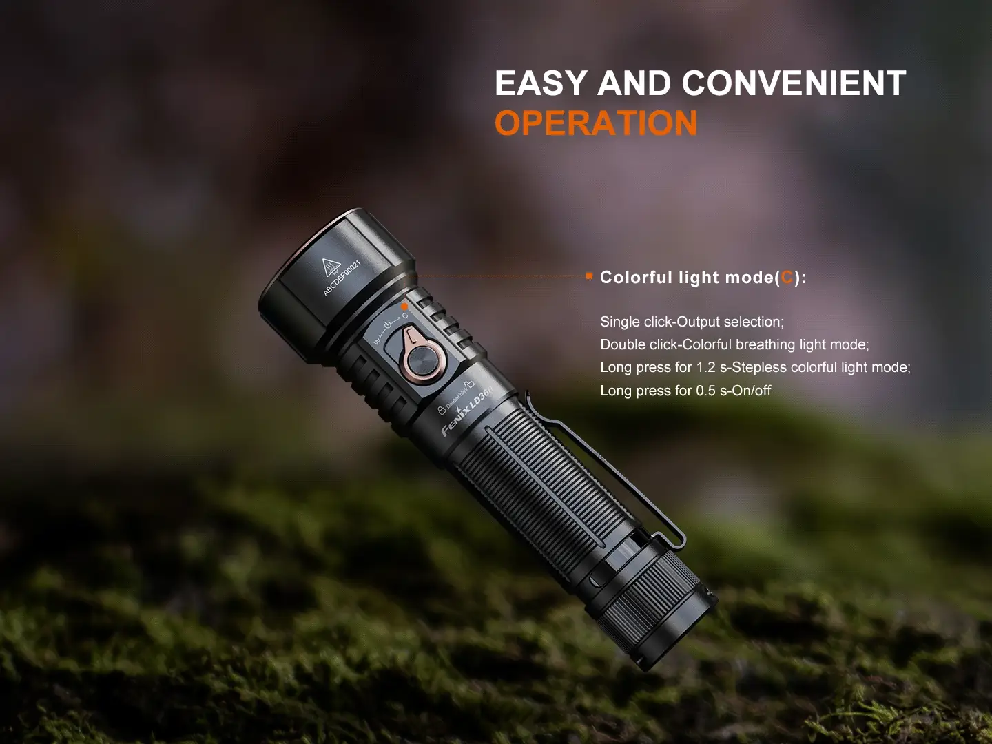 Fenix LD36R Multicolor Flashlight - Image 10