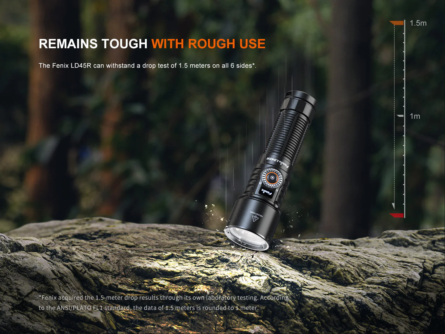 Fenix LD45R Digital Focus Rechargeable LED Flashlight - Image 13
