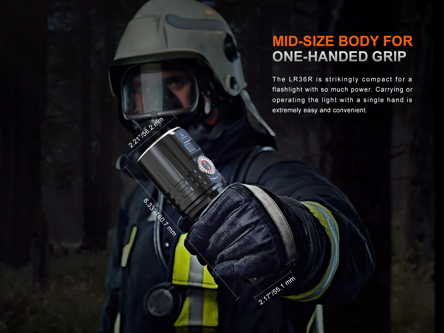 Fenix LR36R White Laser Searching Flashlight - Image 2