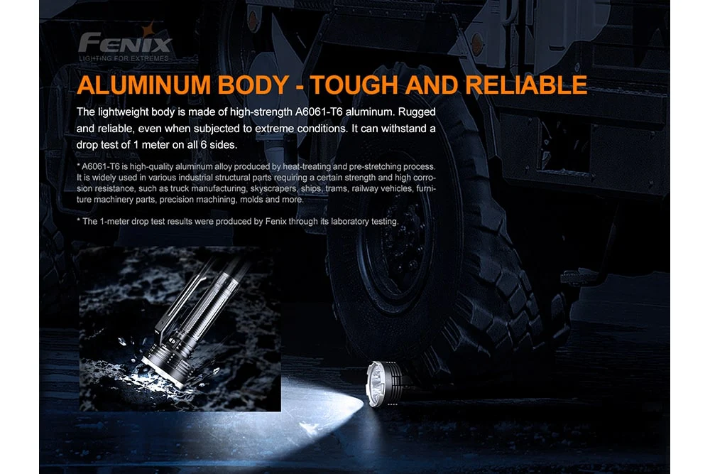 Fenix LR80R Rechargeable LED Searchlight - 18000 Lumens - Image 9