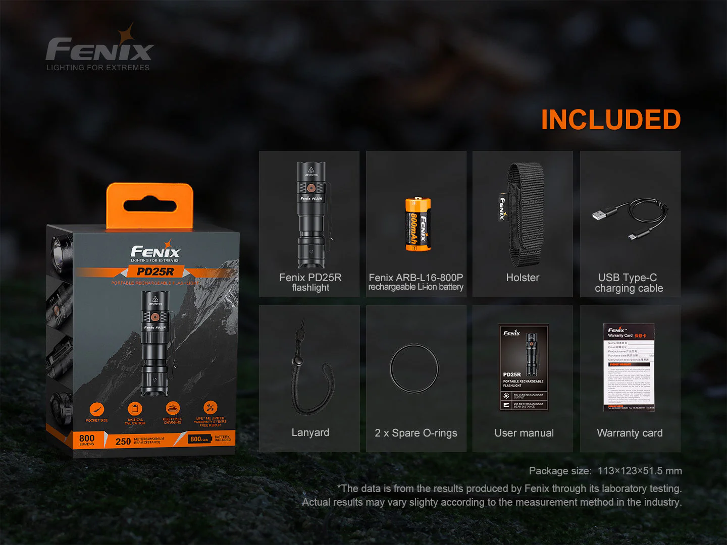 Fenix PD25R Rechargeable LED Flashlight - Image 14