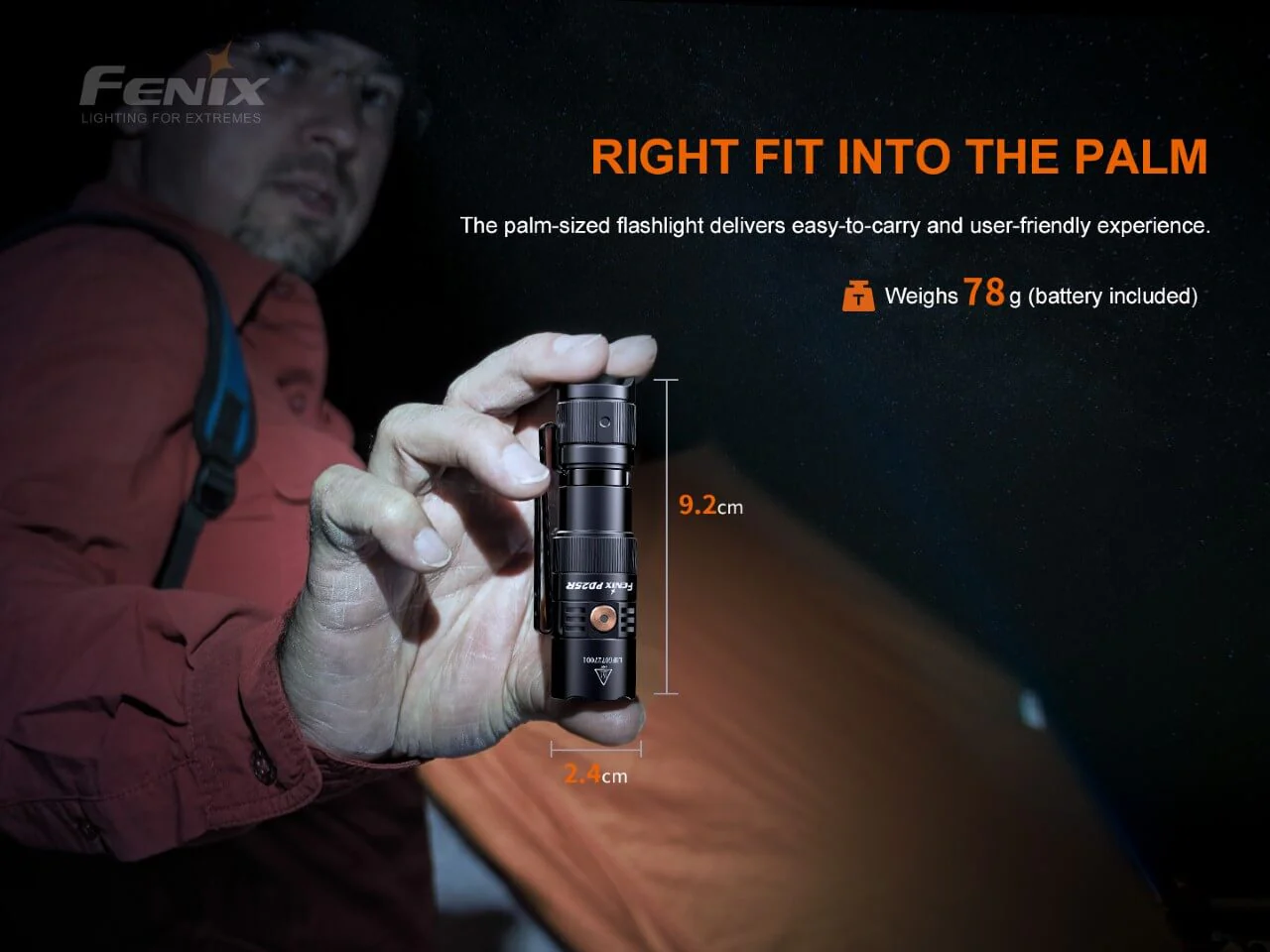 Fenix PD25R Rechargeable LED Flashlight - Image 2