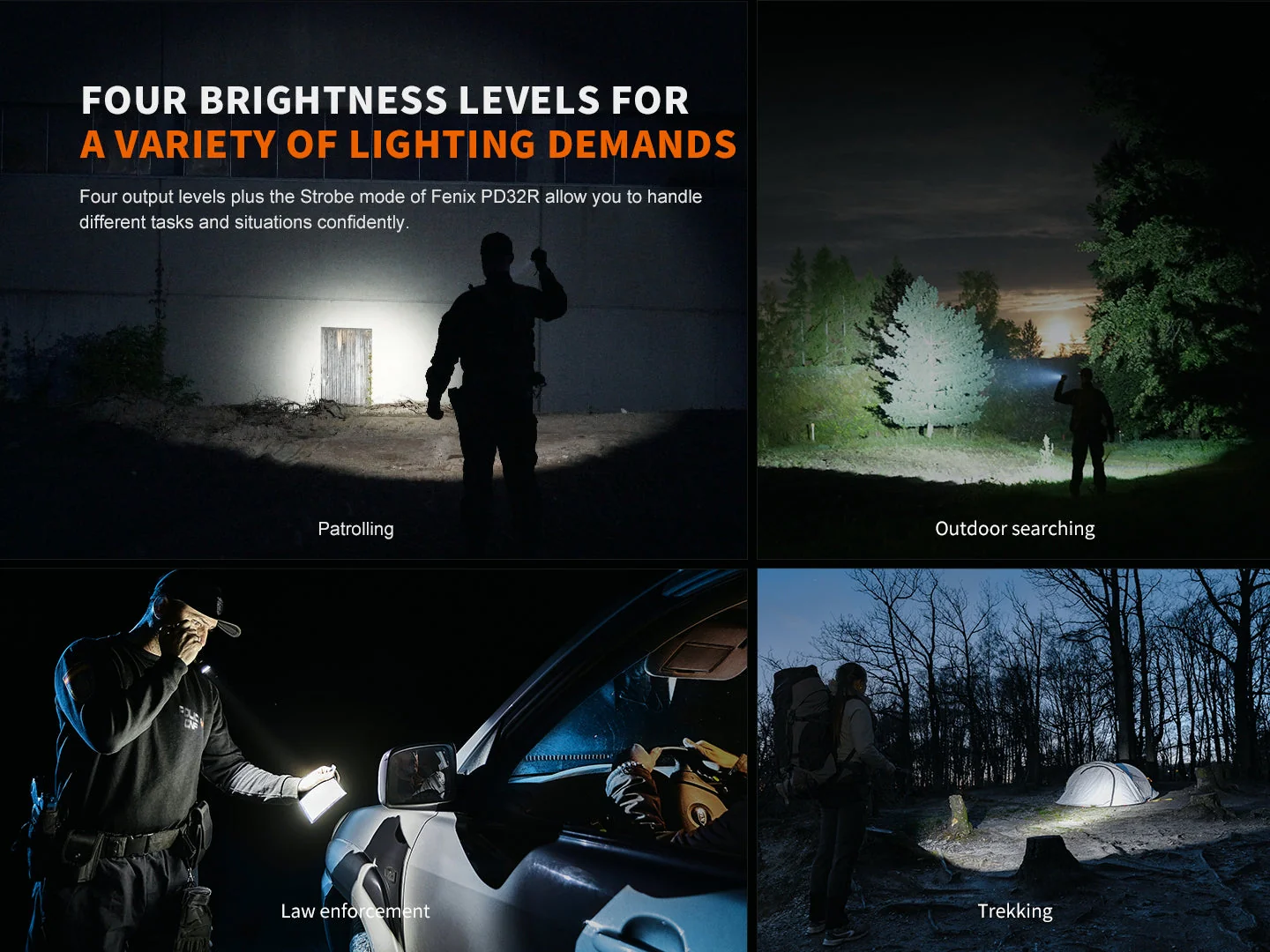 Fenix PD32R Rechargeable Silent Switch LED Flashlight - Image 5