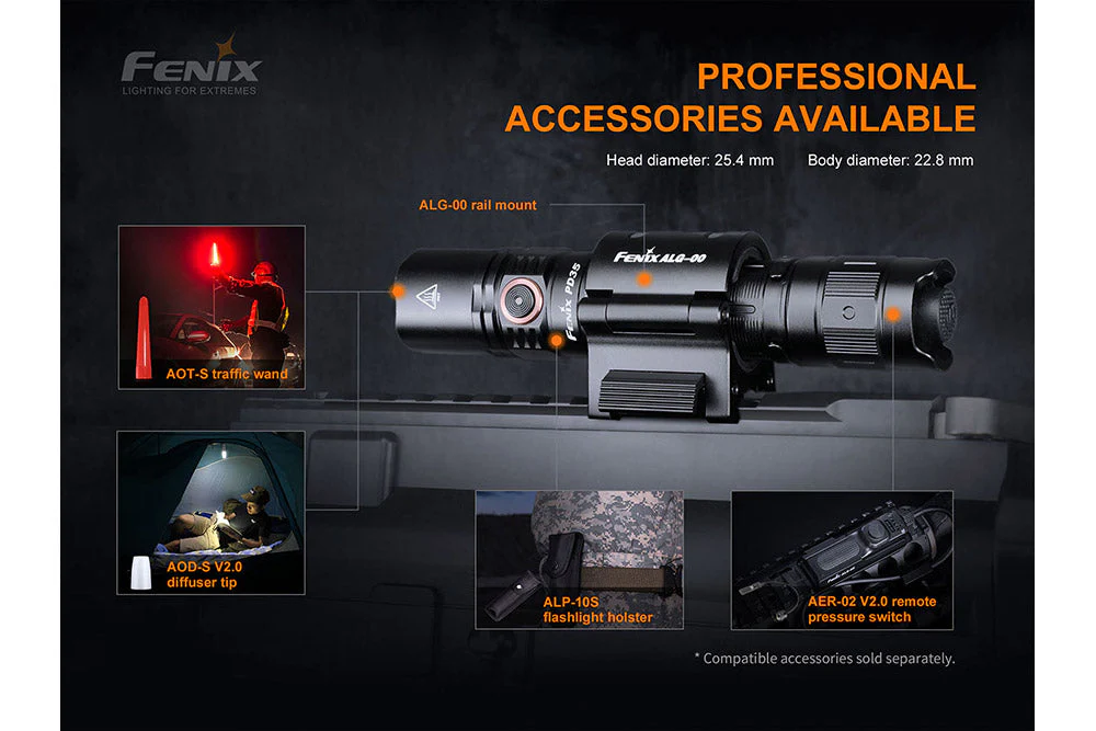 Fenix PD35 V3.0 Everyday Carry Flashlight - 1700 Lumens - Image 16