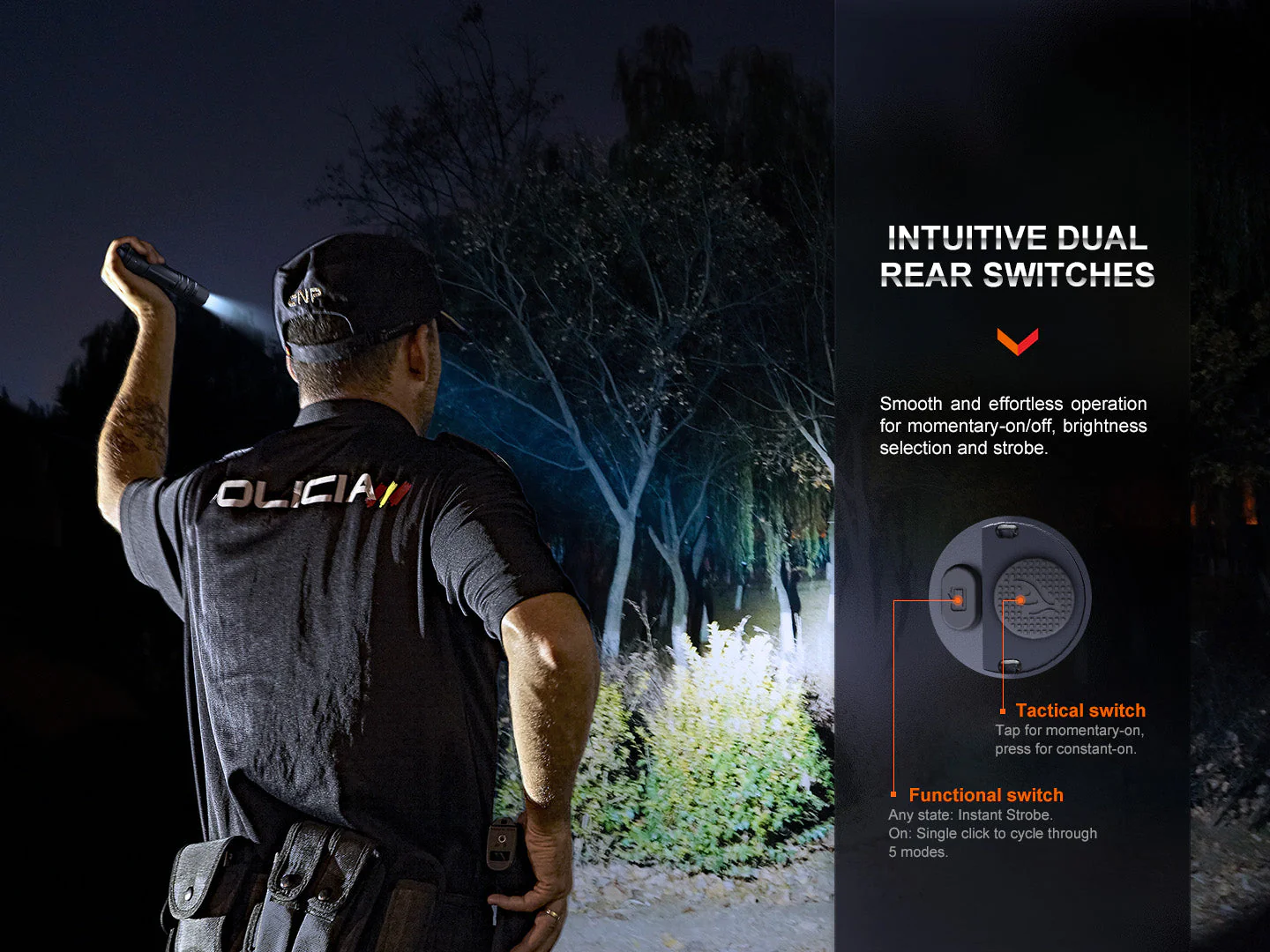 Fenix PD36R Pro 2800 Lumen Flashlight - Image 4