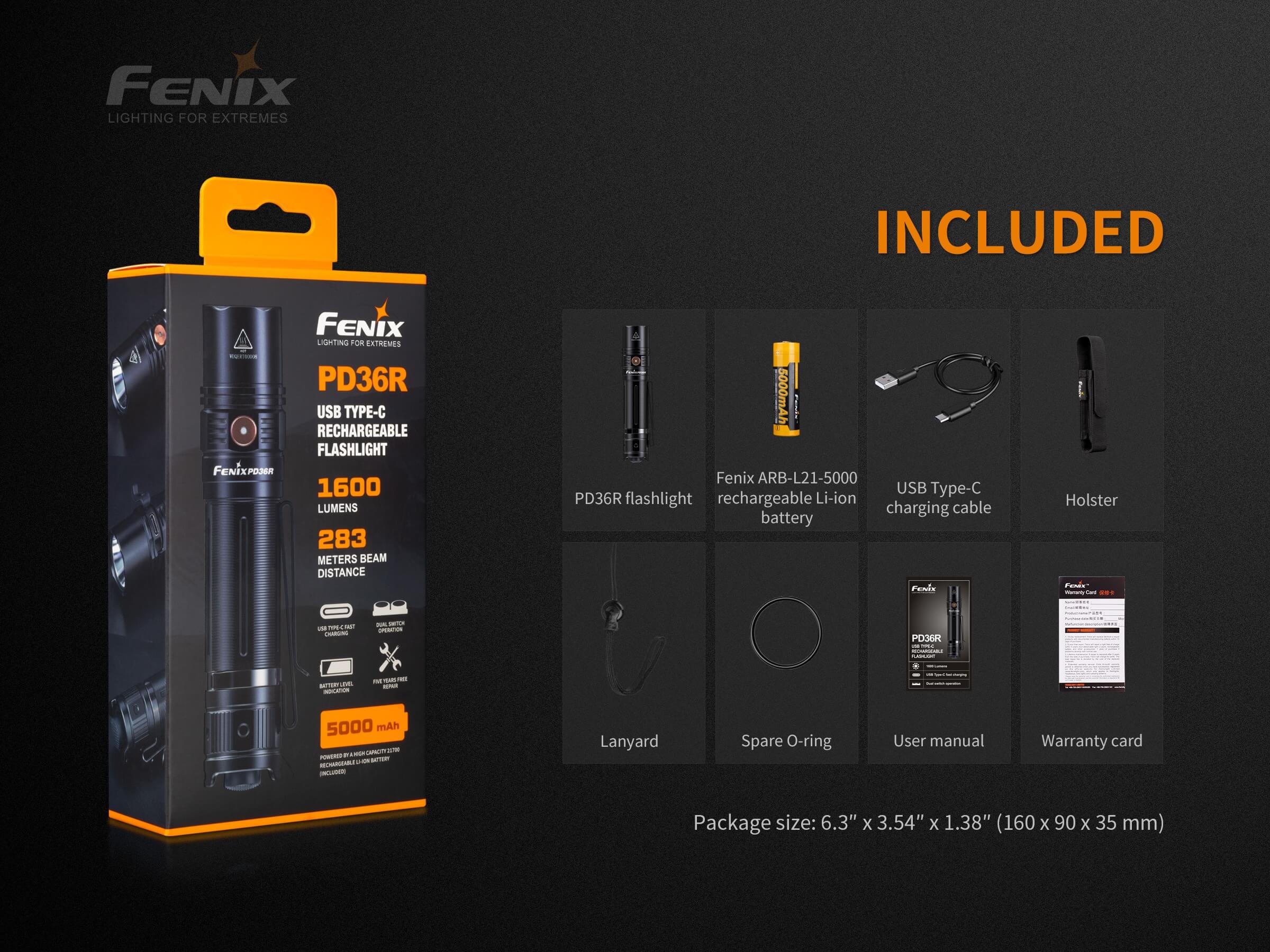 Fenix PD36R Tactical LED Flashlight - Discontinued (SC) - Image 14