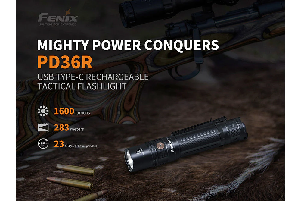 Fenix PD36R Tactical LED Flashlight - Discontinued (SC) - Image 3