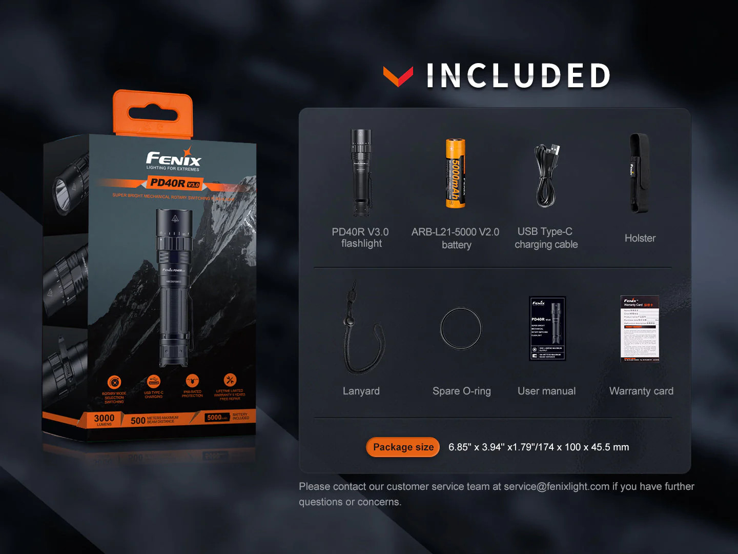 Fenix PD40R V3 Rechargeable Flashlight - Image 16