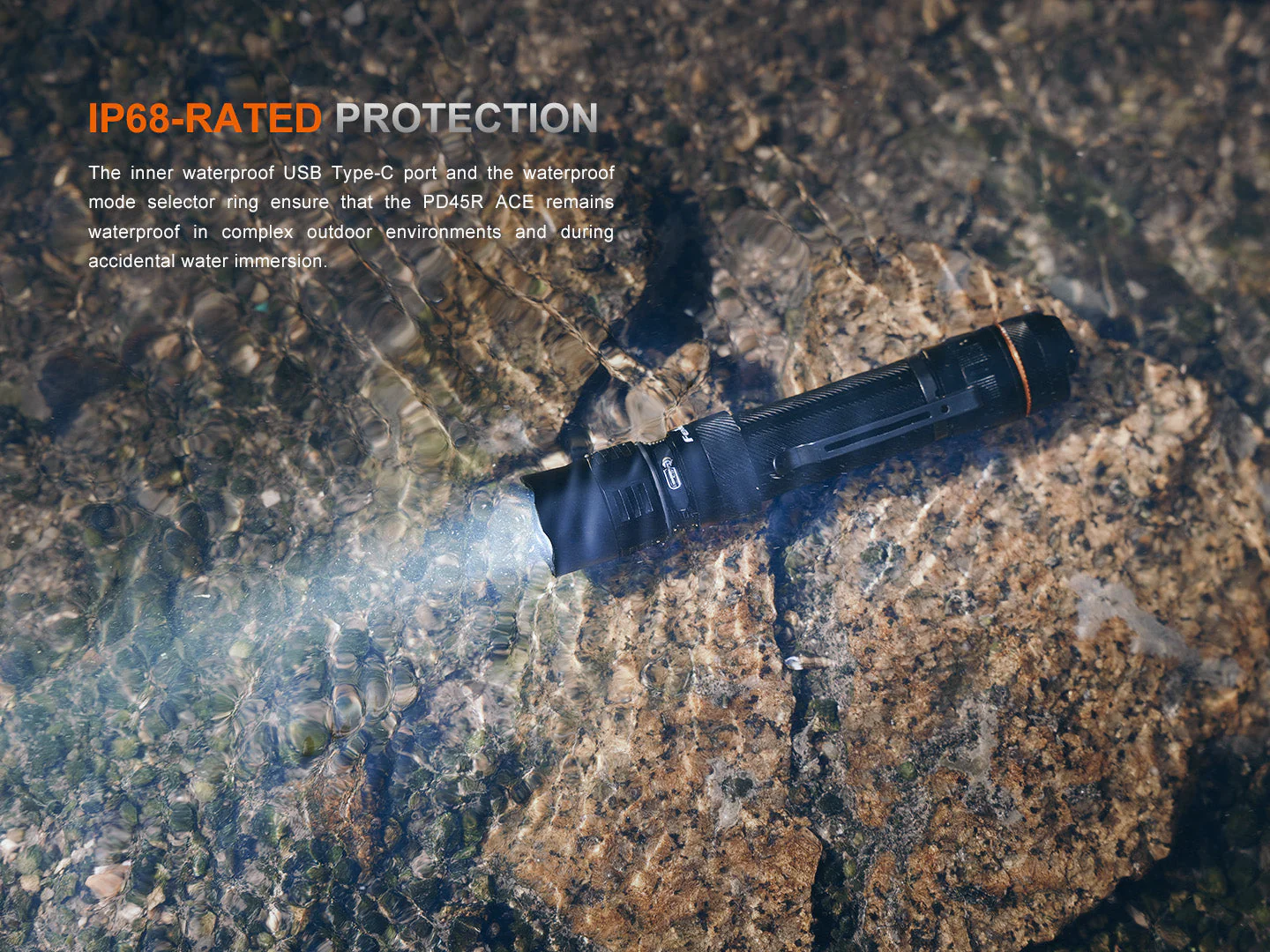 Fenix PD45R ACE Multi-Mode Tactical Flashlight - Image 13