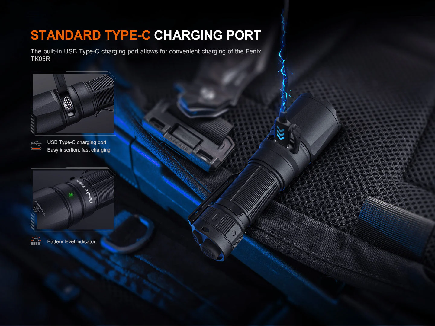 Fenix TK05R Compact Tactical EDC Flashlight - Image 8