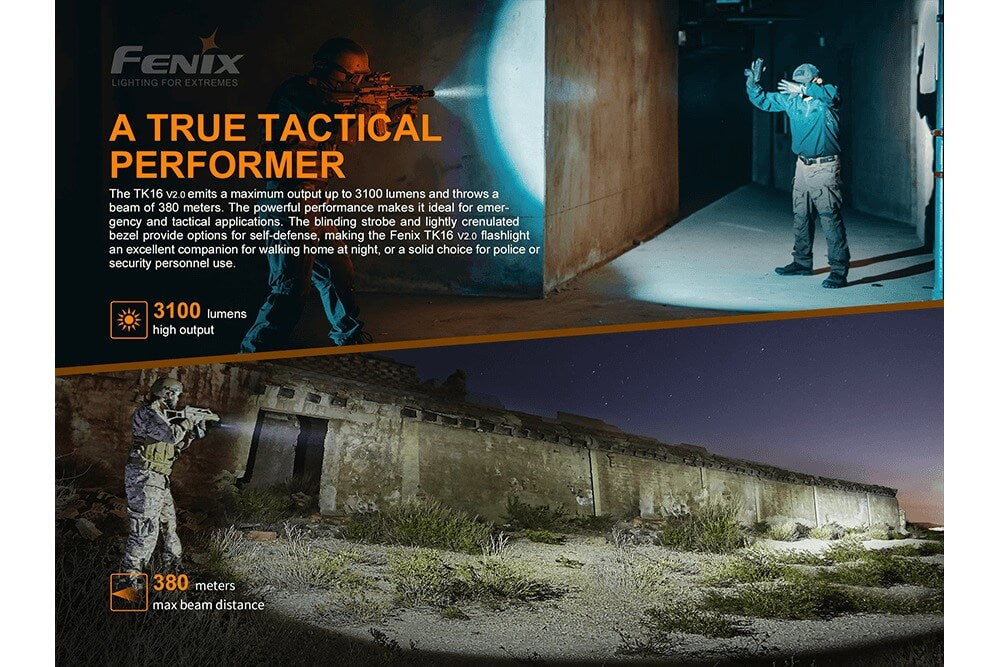 Fenix TK16 V2.0 Tactical Flashlight - 3100 Lumens - Image 5