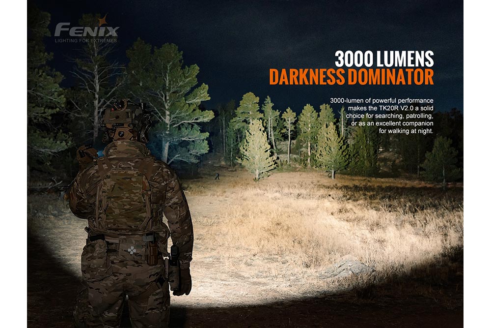 Fenix TK20R V2.0 Rechargeable Flashlight | 3000 lumens - Image 5