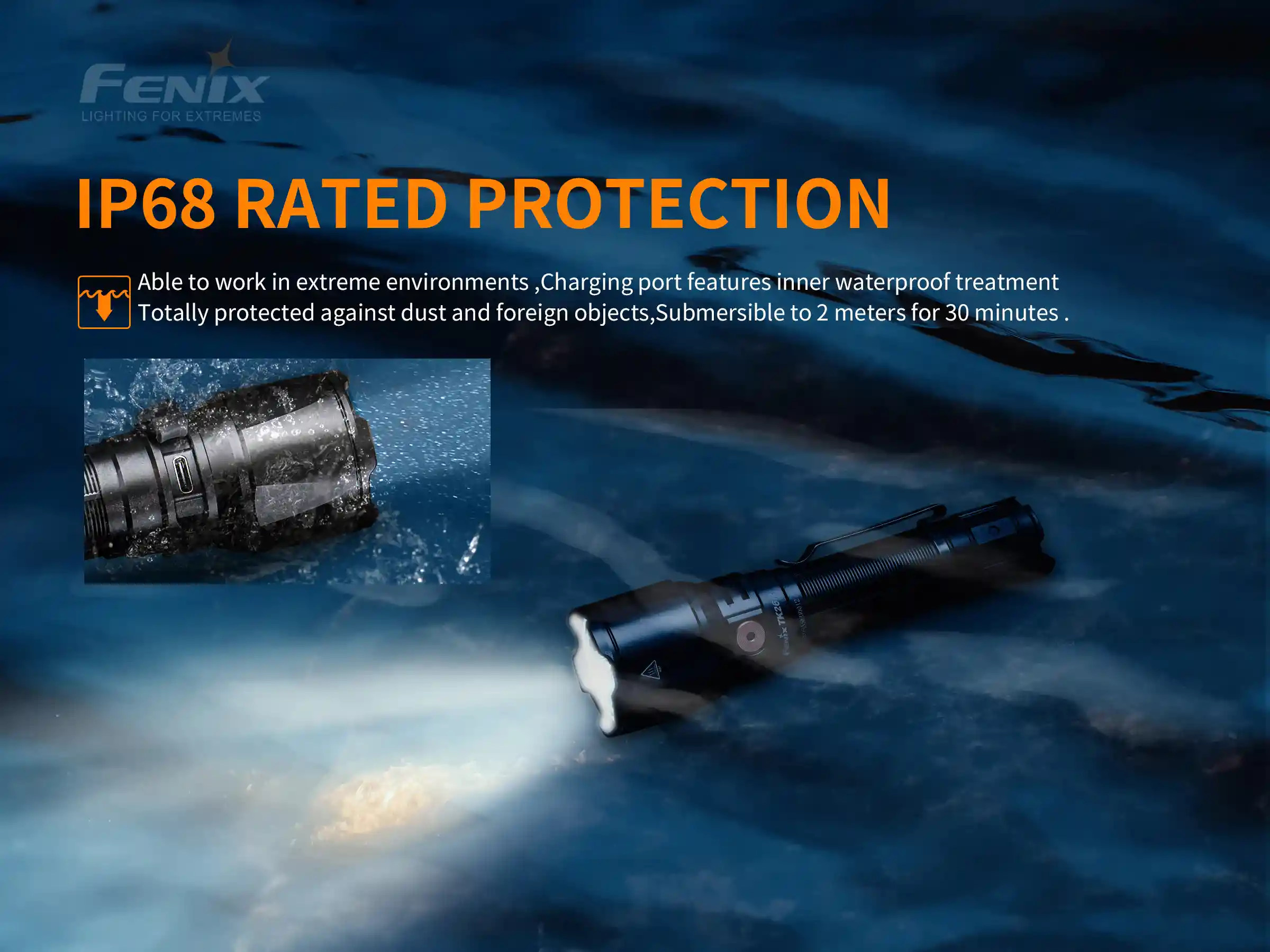 Fenix TK26R Tactical LED Flashlight - 1500 Lumens - Image 11