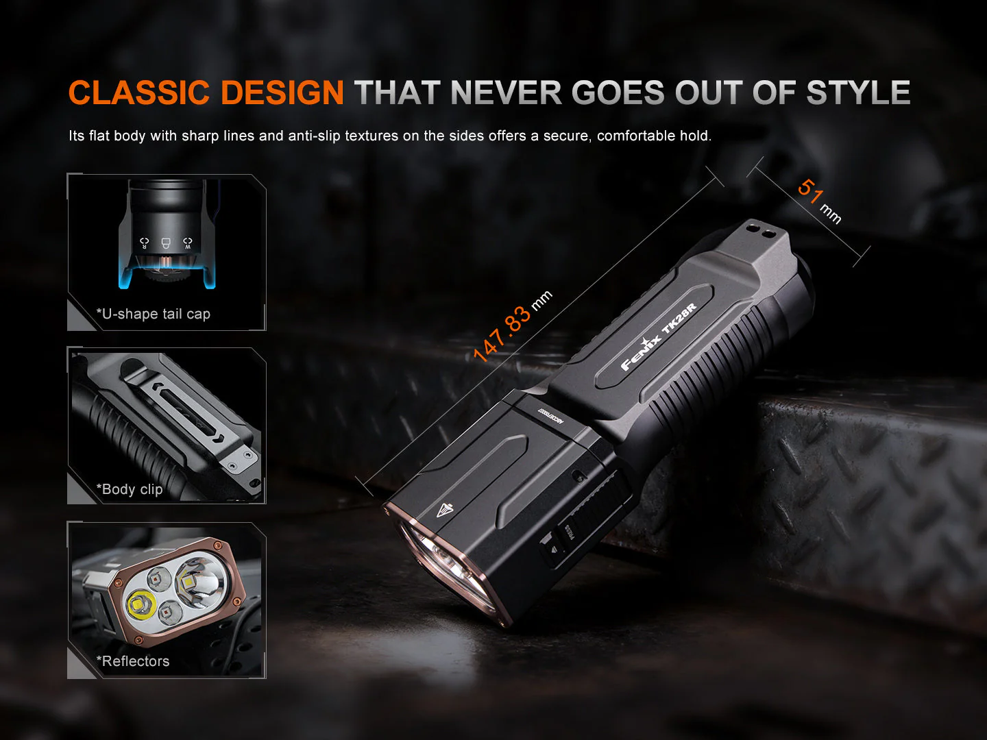 Fenix TK28R Multi-LED High-Performance Flashlight - 6500 Lumens - Image 14