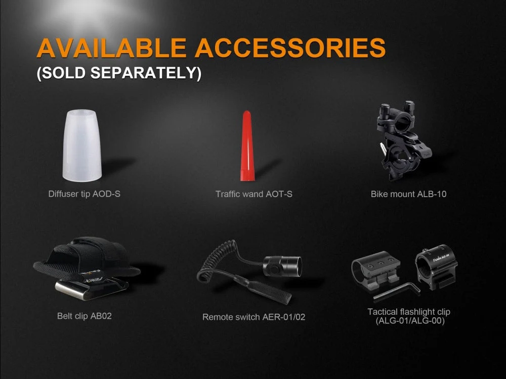 Fenix UC35 V2.0 LED Rechargeable EDC Flashlight - Image 12