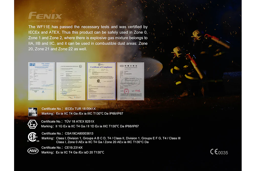Fenix WF11E Intrinsically Safe Flashlight - Image 4