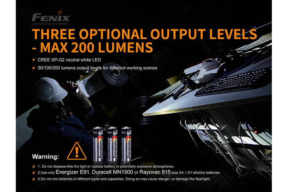 Fenix WF11E Intrinsically Safe Flashlight - Image 8