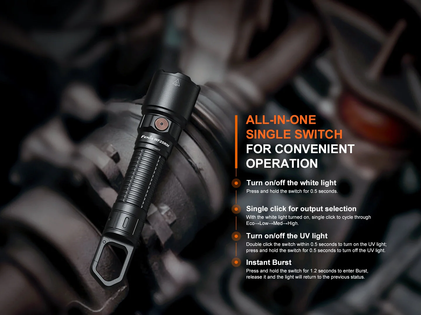 Fenix WF25RM Multifunctional Cradle Charging Duty Light - Image 13