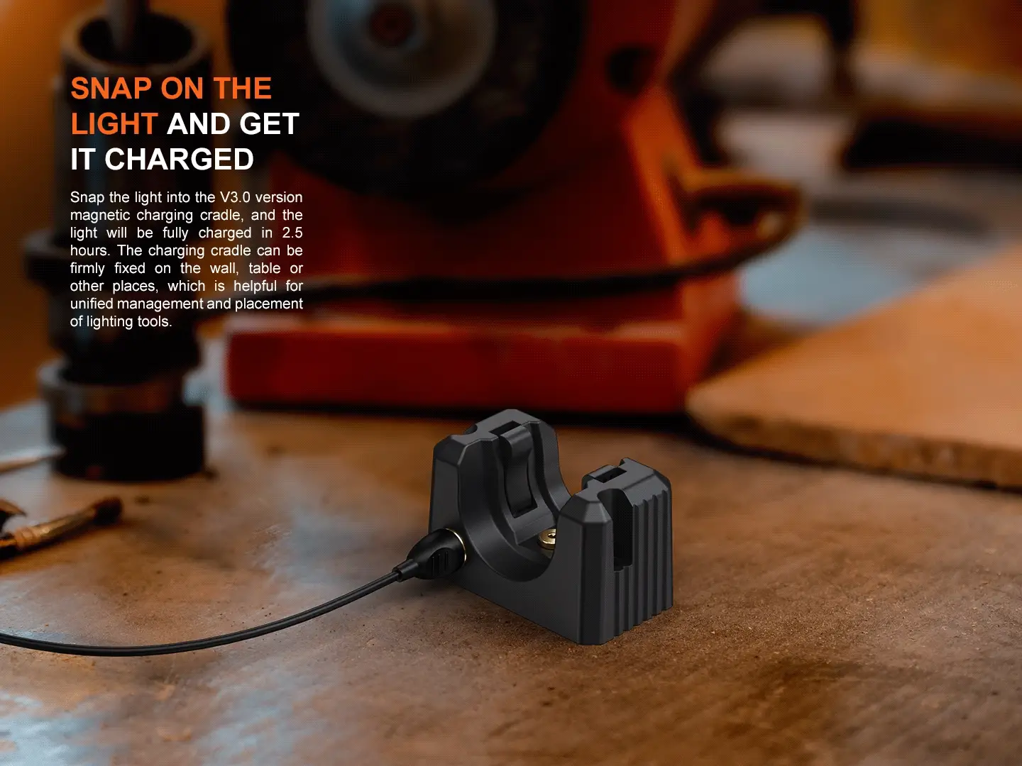 Fenix WF25RM Multifunctional Cradle Charging Duty Light - Image 7
