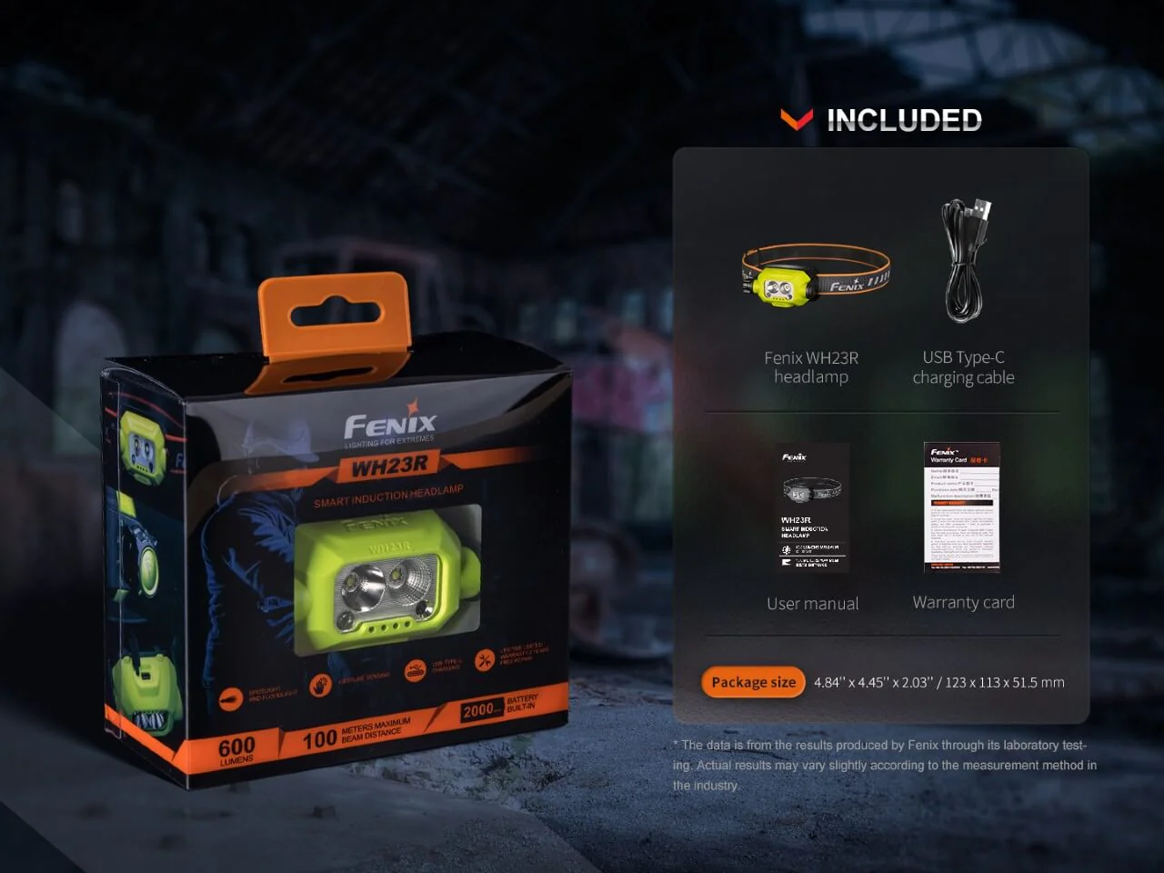 Fenix WH23R Gesture Sensing Industrial LED Headlamp - Image 13