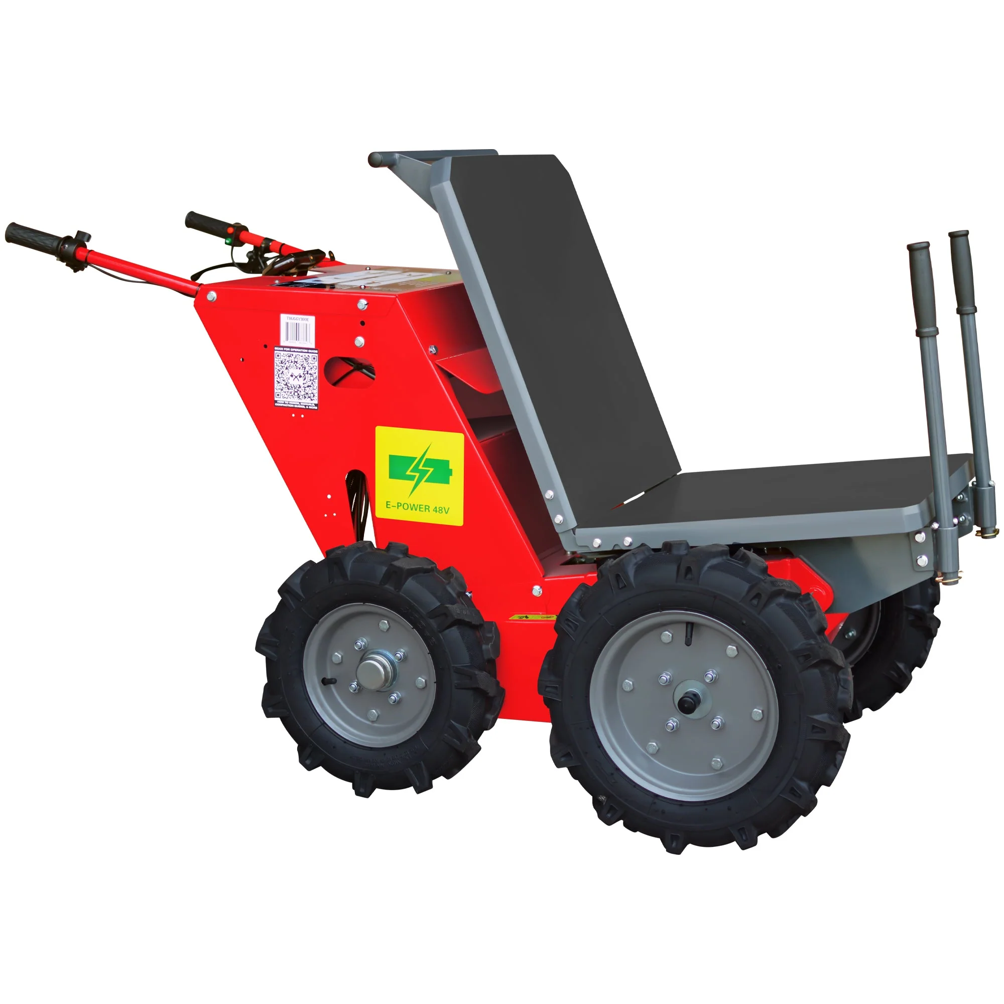 Flat Bed Skid Platform Attachment for TBUGGY300e Power Buggy - Image 3