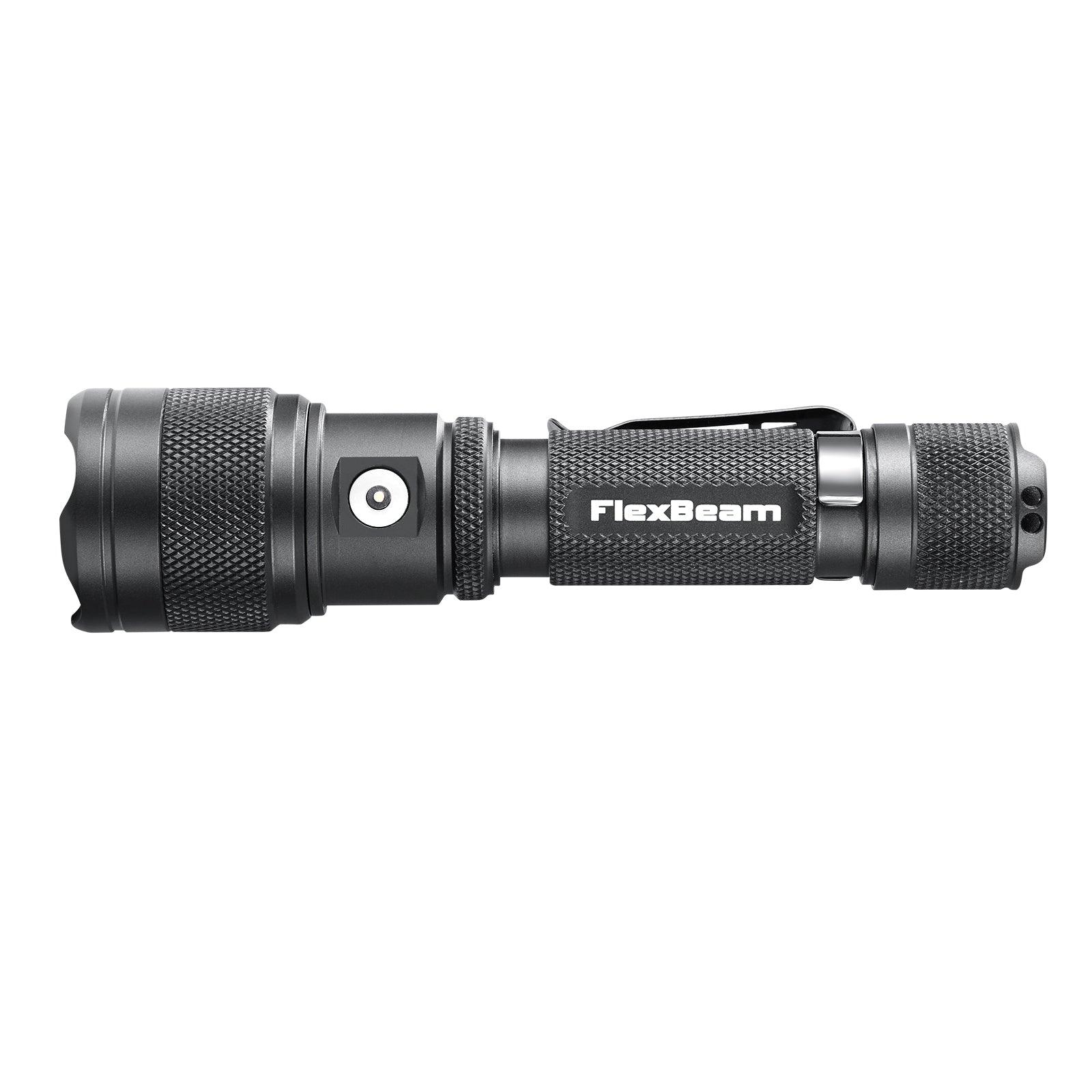 FlexBeam 1200LM Thread-Zoom Hunting Flashlight | 700M Range | Stable on Guns & Bikes - Image 13