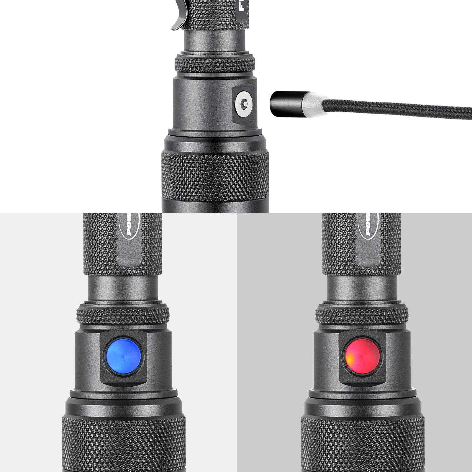 FlexBeam 1200LM Thread-Zoom Hunting Flashlight | 700M Range | Stable on Guns & Bikes - Image 14