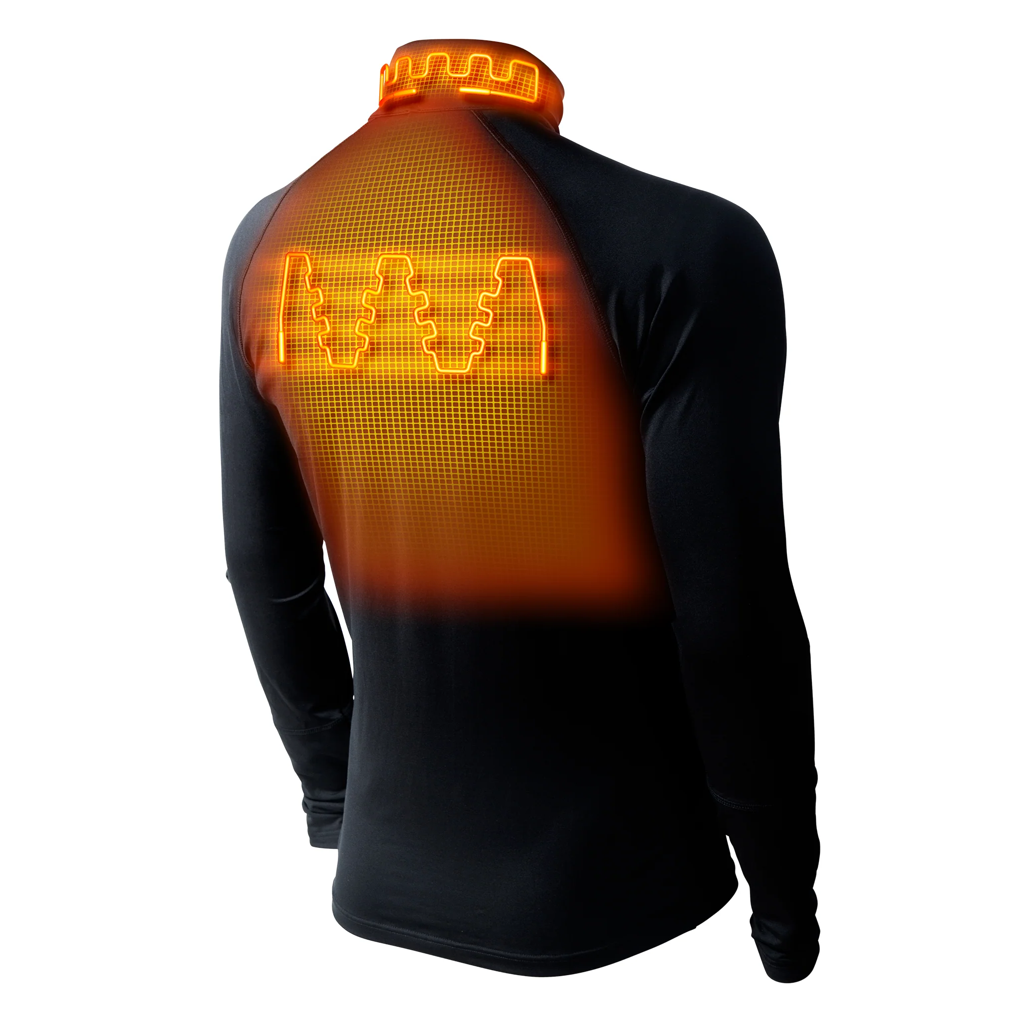 FlexCore Men’s Heated Base Layer Shirt - Dual Control - Image 2
