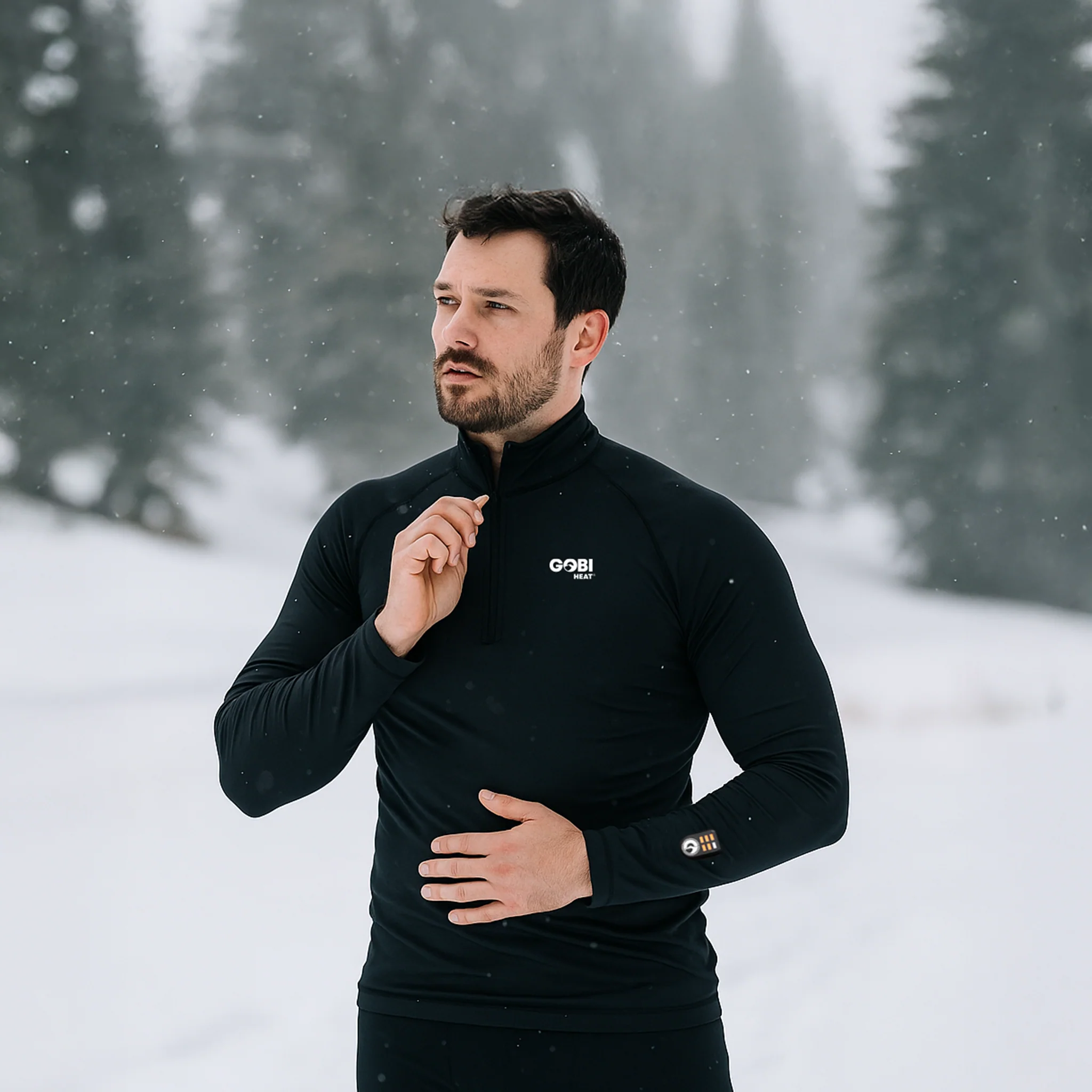 FlexCore Men’s Heated Base Layer Shirt - Dual Control - Image 4
