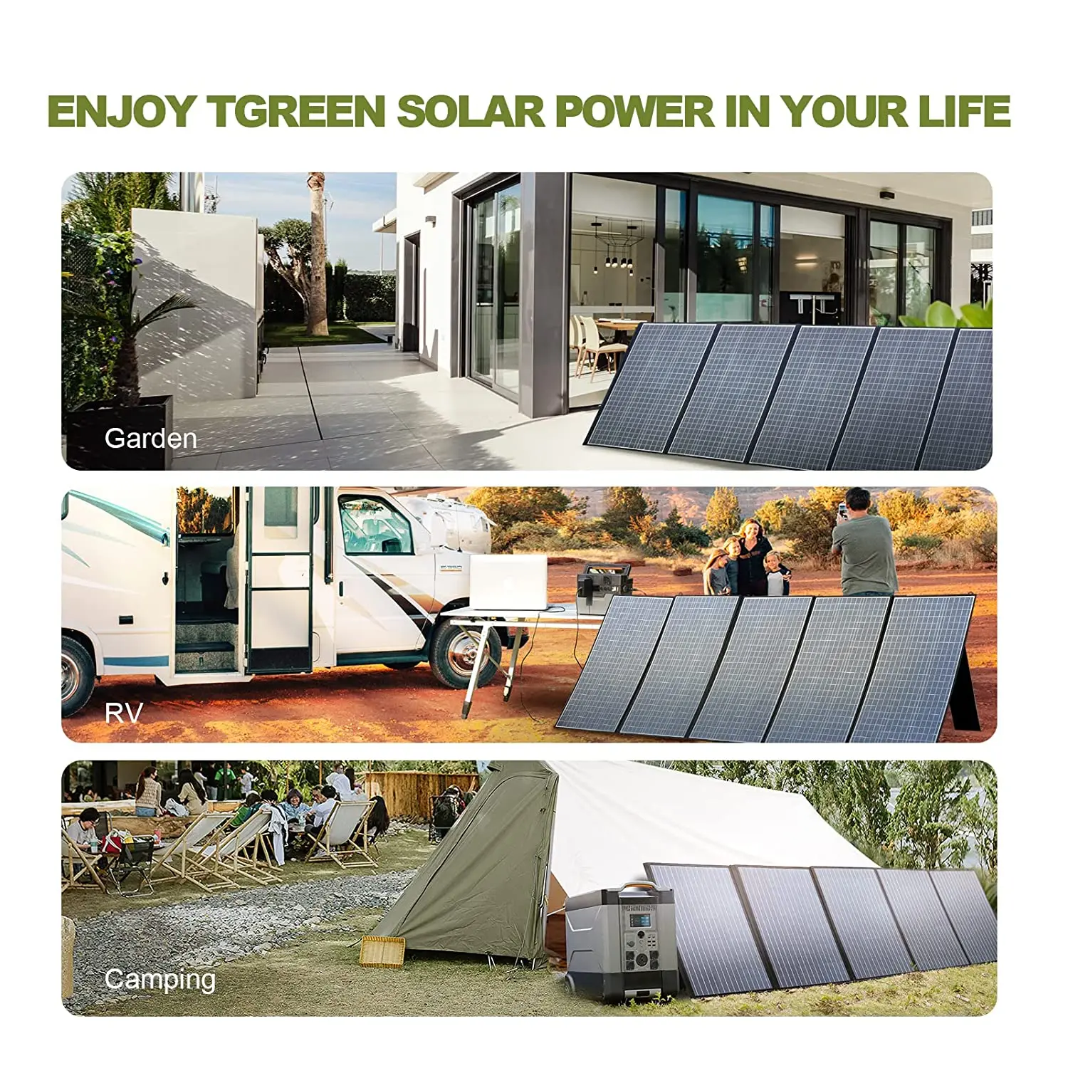 Foldable Solar Panel 400W 200W 140W 100W 60W Charger for Power Station Generator - Image 5