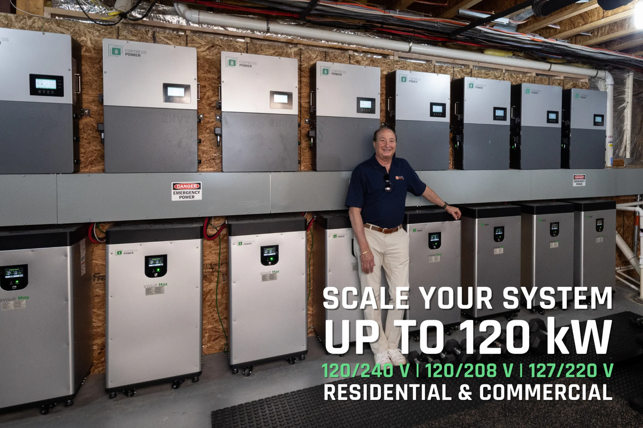 Fortress Power Envy True 12 | 12kW Whole Home Solar Storage Inverter - Image 5