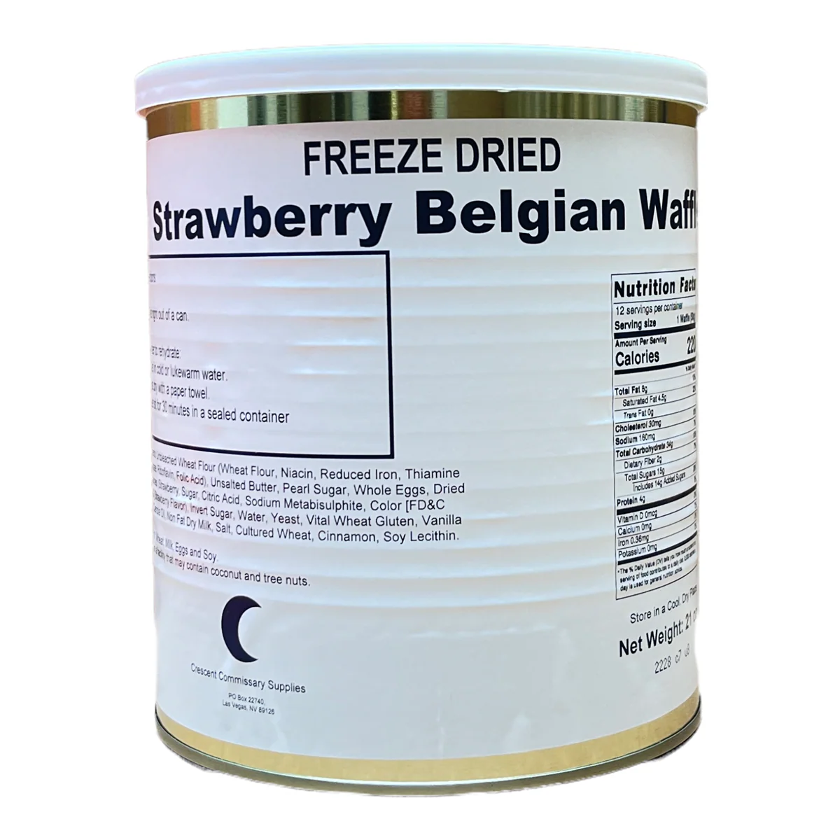 Freeze Dried Strawberry Belgian Waffles - Image 2