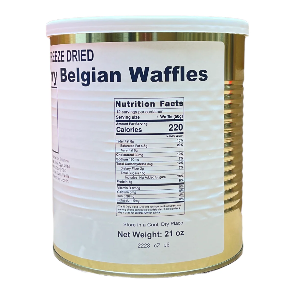 Freeze Dried Strawberry Belgian Waffles - Image 3